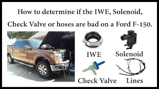 How to find the component causing the grinding on Ford F-150 4wd trucks.