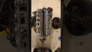 BMW E34 M5 powertrain on the ground! #shorts #cars #engine #bmw #bmwm5