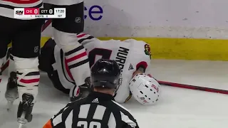 Игрока «Чикаго» Джуджхара Хайра унесли со льда на носилках после жёсткого силового приёма