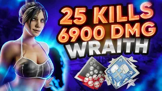 ЗР-245! 25 KILLS & 6900 DAMAGE ON WRAITH ! рэйф гайд апекс легенд реликвия apex legends wraith