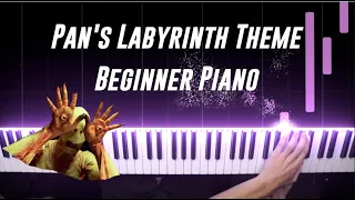 Pan's Labyrinth Lullaby – Piano Version (Easy!)