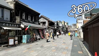 360° VR - Walk Around Japanese Old Town Kawagoe / 小江戸川越の散歩