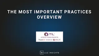 ITIL® 4 Foundation Exam Preparation Training | The Most Important Practices Overview (eLearning)