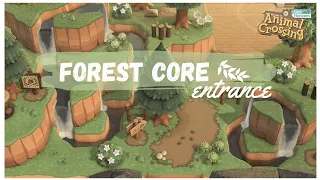 NATURAL FORESTCORE ENTRANCE 🌱 | Animal Crossing: New Horizons