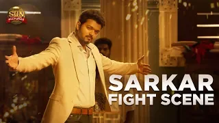 Sarkar Fight Scene | Thalapathy Vijay | Sun Pictures | A.R.Murugados | A.R.Rahman