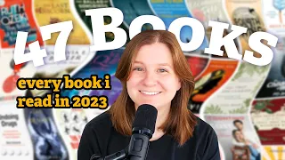 every book I read in 2023 - mostly nonfiction