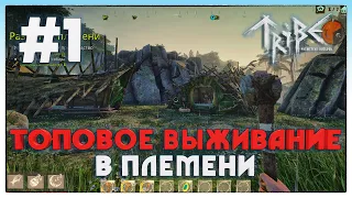 Tribe:Primitive Builder НОВАЯ КАЧЕСТВЕННАЯ ВЫЖИВАЛКА #1