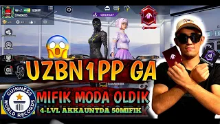 UZBN1PP GA MIFIK MODA OLDIK 4 LVL AKKAUNTDA MIFIK MODA DUNYODA RECORD QOYDIK UZBEK SILA