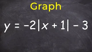 Graphing the absolute value function with transformations