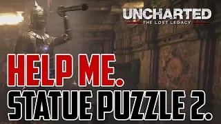 Uncharted The Lost Legacy : Second Statue Axe Plaforming Puzzle Solution