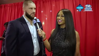 Kelsey Nicole Nelson interviews Creed II Star Florian Munteanu During Fight Night DC