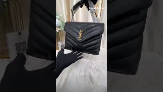 Unboxing Saint Laurent YSL Lou Lou Medium Shoulder Bag Rouge Legion#designerbag #crossbody  #luxury