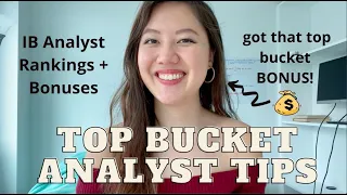 How I Became a TOP BUCKET Analyst | Investment Banking Bonuses