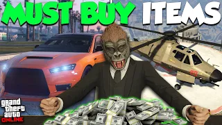 TOP 10 BEST THINGS YOU CAN BUY IN GTA ONLINE! (2021)