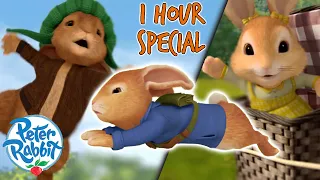 ​ @Peter Rabbit  - 1 Hour+ #BackToSchool Special ✨ | Chases, Escapes & More! | Cartoons for Kids
