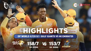 ILT20 S2 | हिंदी - HIGHLIGHTS | James Vince और Kieron Pollard | GG vs MIE - T20 | 8th Feb