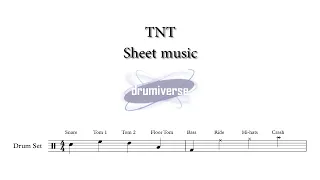 TNT by ACDC - Drum Score (Request #89)
