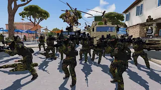 Burned Alive by Fire Thousands of Russian Soldiers Trapped by Ukrainian Army, Milsim Arma 3