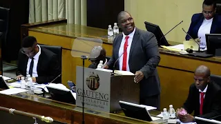 Gauteng MEC for Finance Hon. Jacob Mamabolo is delivering the Gauteng Provincial Budget Speech.