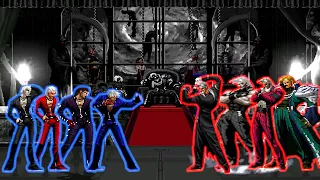 [KOF Mugen] K Team vs Rugal Team