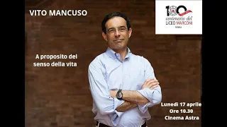 A proposito del senso della vita, Vito Mancuso