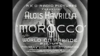 ALOIS HAVRILLA VISITS CASABLANCA MOROCCO  1930s TRAVELOGUE MOVIE  60344