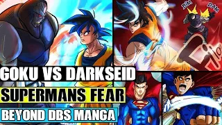 Beyond Dragon Ball Super: Goku Vs Darkseid Begins! Superman Fears Goku's Power Is NOT Enough!