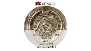 Künker Auktionen 358-359 am 26. Januar: Brakteaten aus der Sammlung Köhlmoos