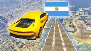 MEGA RAMPA 129.000% IMPOSIBLE ARGENTINA!! - GTA V ONLINE