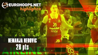 Maccabi Playtika Tel Aviv-Crvena Zvezda Meridianbet Belgrade 86-89: Nemanja Nedovic (28 points)