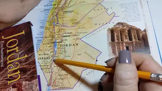 ASMR ~ Jordan History and Geography ~ Soft Spoken Page Turning