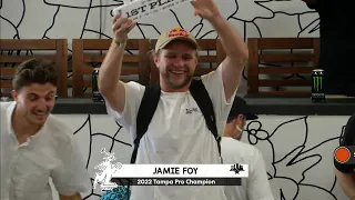 JAMIE FOY winning runs in TAMPA PRO 2022