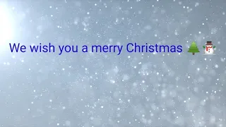 We wish you a merry Christmas! Текст песни!