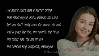 Hallelujah - Lucy Thomas (Cover) Lyrics