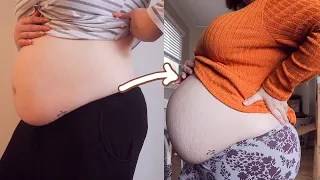 Plus Size Pregnancy Bump Growth | 12-39 WEEKS BABY #3