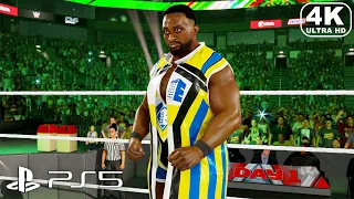 WWE 2K23 PS5 - Big E vs Braun Strowman (4K ULTRA HD PS5) WWE 2K