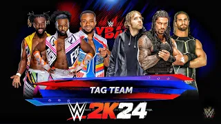 The Shield vs The New Day - 6 Man Tag Team Elimination Match | WWE 2K24