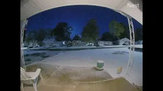 Security camera captures meteor over St. Louis