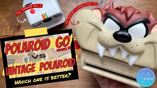 Polaroid Go Gen 2 vs Vintage Polaroid 600 | Polaroid x Looney Tunes Taz | Instant Camera Comparison