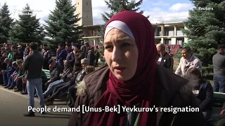 Ingush Protesters Denounce Land Swap With Chechnya