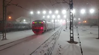 Спутник ЭД4М-0380 закрыл ЭП20 с поездом №41 Нижний-Великий Новгород