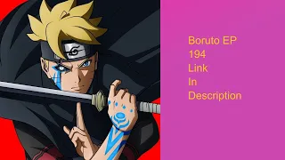 Boruto Naruto Next Generations  ep 194