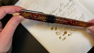 The best pen I've ever used? Benu Euphoria Bourbon Fountain Pen Review