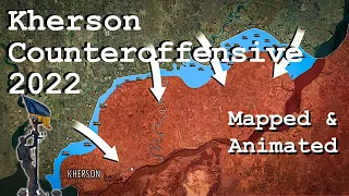 Kherson Counteroffensive 2022 - Animated Analysis