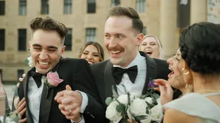 "Romance straight out of a rom-com" | Please Touch Museum LGBT Wedding | Philadelphia PA