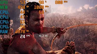 AMD Athlon II X4 640  Radeon HD 6670  Far Cry Primal @720p low settings