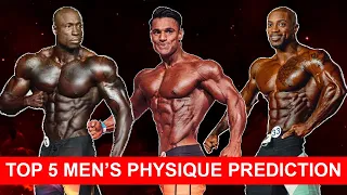 Top 5 Men's Physique Prediction 2022 Olympia