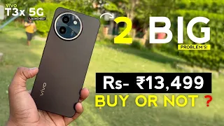 2 Major "PROBLEM'S In Vivo T3x 5g | Vivo T3x Price In India, Review, Buy Or Not, SD 6GEN1, 50MP, 44W