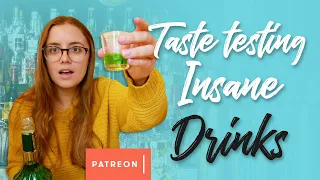 Trying weird alcoholic drinks | Pub crawl in my house