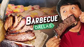 Trying EVERY BBQ in Dallas Part 1 | TEXAS BBQ Food Review!